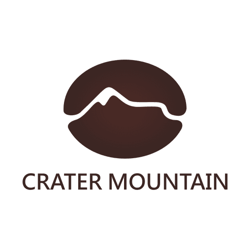 CRATER MOUNTAIN COFFEE logo